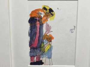 Conway Ginger (Pitjantjatjara, 1986-), set of four ink and watercolour illustrations - 2