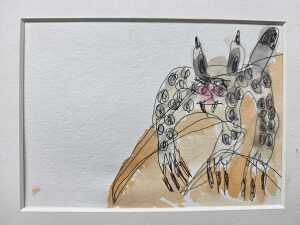 Conway Ginger (Pitjantjatjara, 1986-), set of four ink and watercolour illustrations - 5