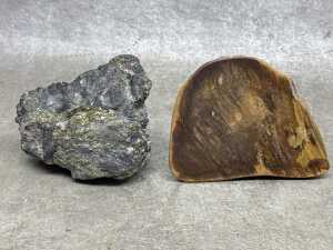 Mineral specimens, including Boulder Opal and Clear Quartz - 3