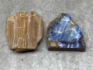 Mineral specimens, including Boulder Opal and Clear Quartz - 4