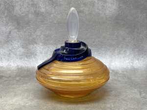 Two perfume glass and plastic store display bottles - 4