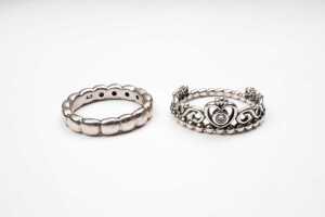 A collection of seven rings in sterling silver - 4