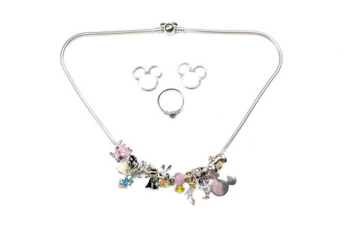 A collection of Disney Pandora in sterling silver