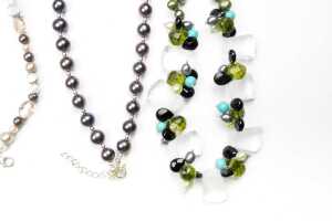 Four gemstone necklaces - 2