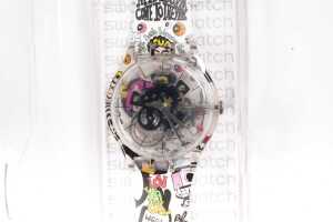 Two Swatch X YOU Skeleton watches in boxes - 2