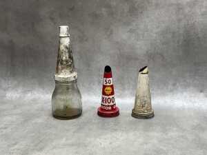 Three garagenalia items, Pennant kerosine tin - 3