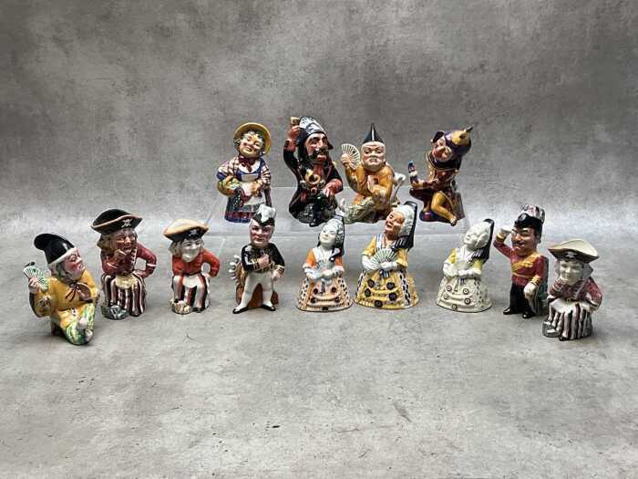 Shorter and Son D'Oyley Carte Opera Company miniature ceramic character jugs
