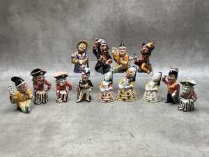 Shorter and Son D'Oyley Carte Opera Company miniature ceramic character jugs