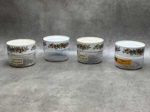 Ten Pyrex 'Spice of Life' Store 'n' See glass storage canisters - 4