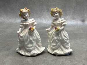 Three Royal Doulton porcelain figures, plus one other figure - 3