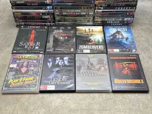 DVDs, mostly horror films, including Queen of the Damned - 4