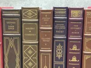 Fifteen 'The Franklin Library Books' including Mark Twain - 3