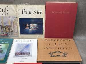 Group of mostly art reference books, including Dante's Inferno - 3