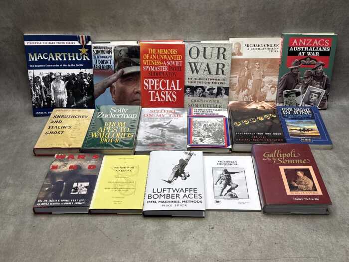 Military History books, including Our War