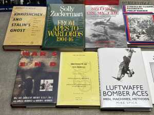 Military History books, including Our War - 4
