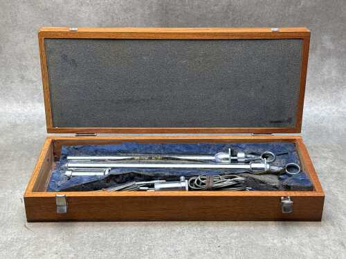 Antique rigid endoscopic instrument set