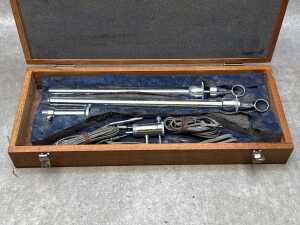 Antique rigid endoscopic instrument set - 2