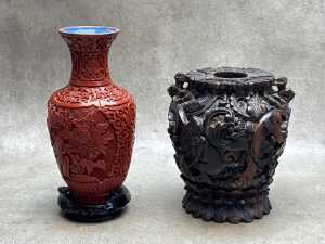 Oriental decorative items including cloisonne - 3