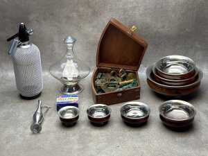 Barware and decorative items