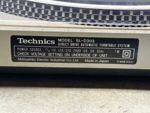 Technics direct drive automatic turntable model SL-D303 - 3