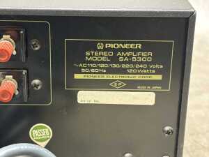 Pioneer stereo amplifier model SA-5300 - 3