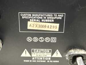 NAD 306 amplifier - 3