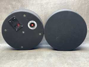 A pair of Jim Rogers Phobos Tambourine speakers - 2
