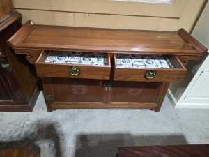Chinese rosewood altar cabinet - 2