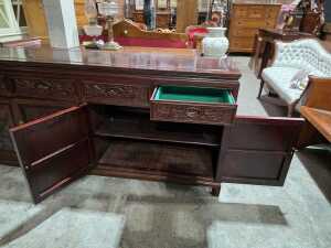 Chinese rosewood sideboard - 2