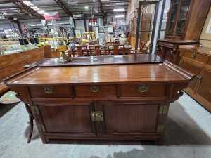 Chinese rosewood altar coffer cabinet
