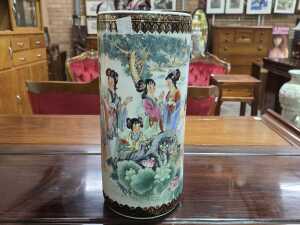 Chinese pottery umbrella holder - 3