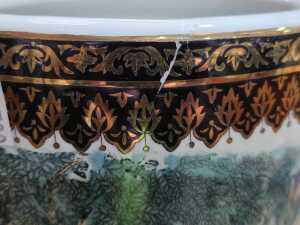 Chinese pottery umbrella holder - 4