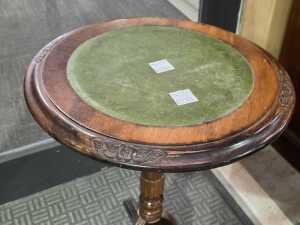 Timber Pedestal side table - 2