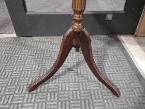 Timber Pedestal side table - 4
