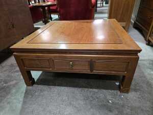 Chinese square coffee and side tables