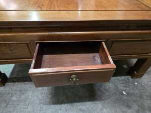 Chinese square coffee and side tables - 4