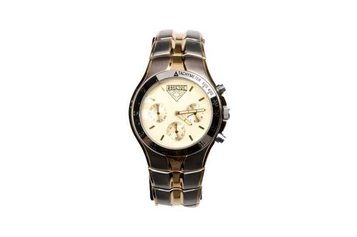 An Essendon Football Club chronograph quartz watch