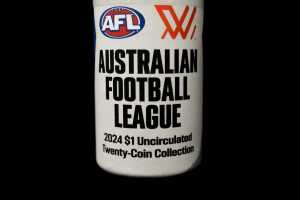 AFL 2024 $1 uncirculated coins - 2