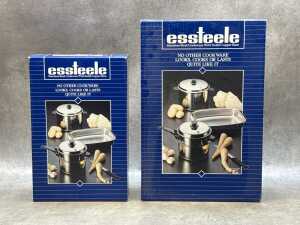 Two Essteele saucepans, new in box