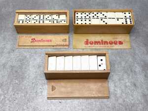 Games, including Two-Up in timber case - 3