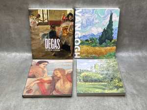 Four Art History books, including Degas A New Vision