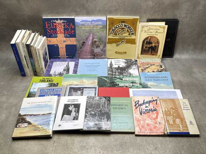Local Victorian History books, including Melbourne Street Life
