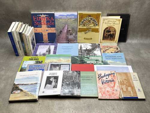 Local Victorian History books, including Melbourne Street Life