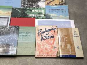 Local Victorian History books, including Melbourne Street Life - 5