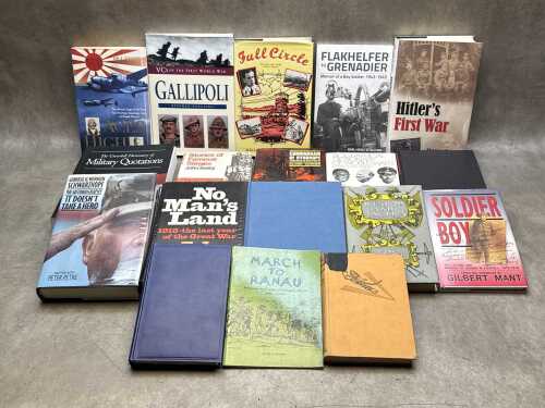 Military History books, including The Flying Tigers