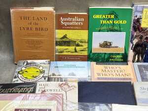 Local Victorian History books, including Australian Squatters - 2