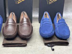 Four NEW pairs of Nappa Tori Australia leather men's shoes, size UK 8 - 2