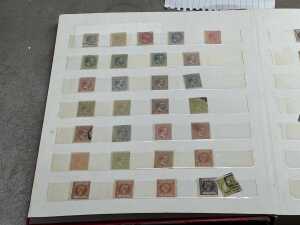 Australia bulk used stamps, including Filipina's album - 2