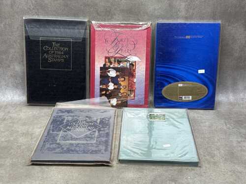 Five Australia post yearbooks