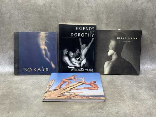Four adult erotica art books, including Friends of Dorothy